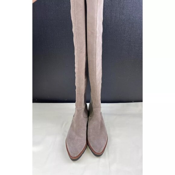 Franco Sarto Women's Leather Tan Over the Knee Boots Shoes SIze 5.5 SKU 5261 - Picture 2 of 6
